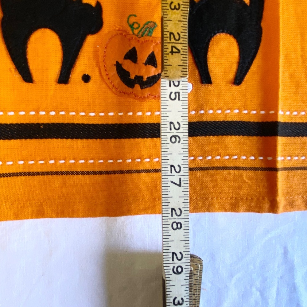 Halloween Black Cat & Jack-O’-Lantern Dish Towels · Set of 2 Cotton Kitchen Tea - Picture 4 of 11